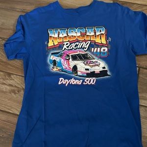 Blue nascar tee